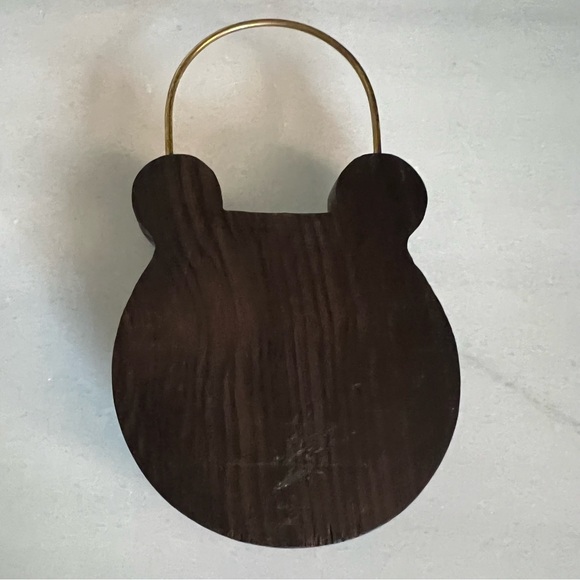 Wood & Brass Color Key Hanger Hook Storage Home Decor - Picture 7 of 7